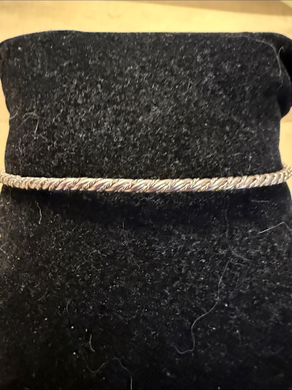 Sterling Rope bangle Bracelet